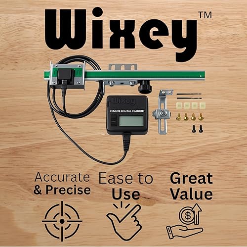 Miniatura 2 de Wixey Lectura de cepilladora remota con fracciones - 300 mm (12")