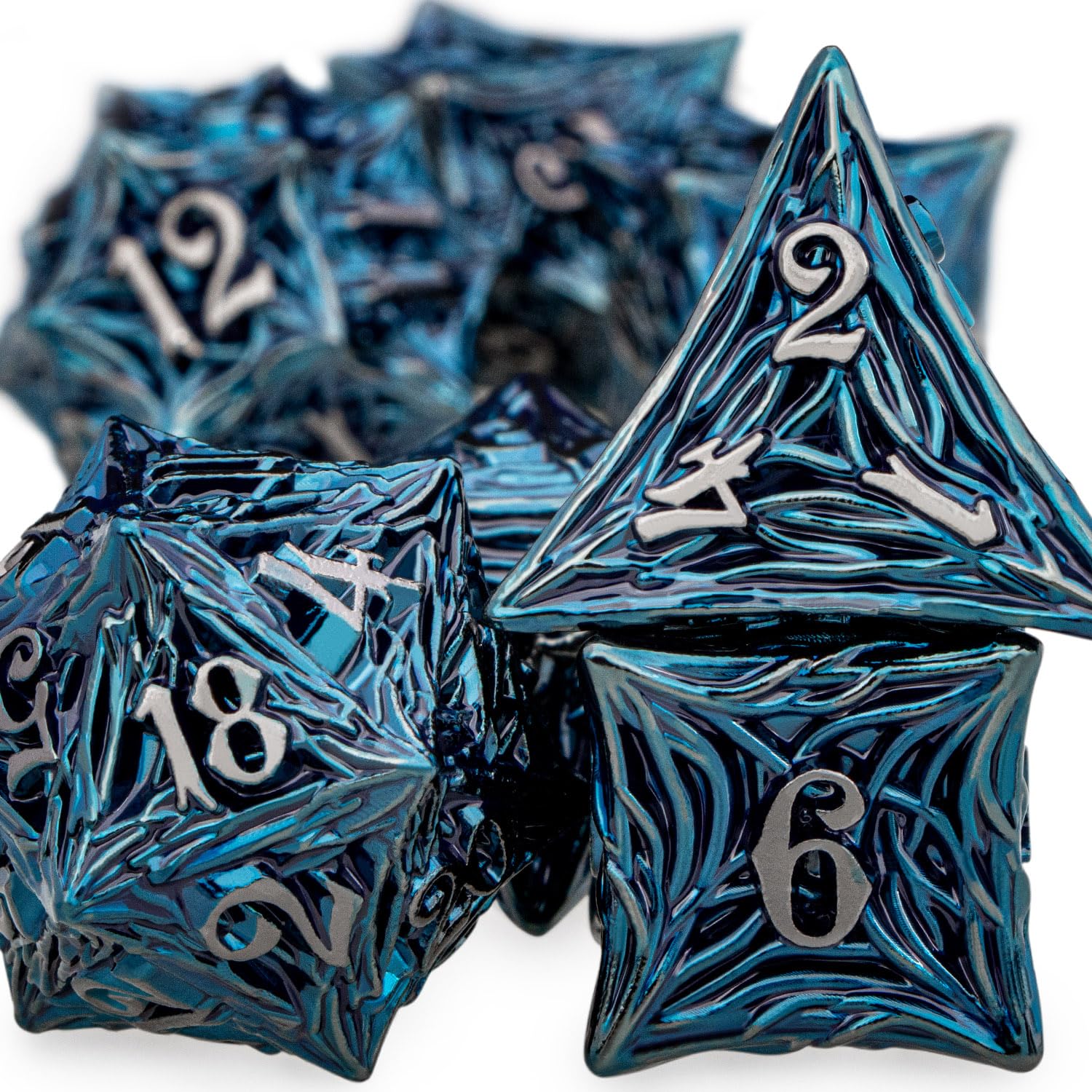 Amazon.co.jp: ORIFANTOU メタルDNDダイスセット 生命の樹 D&D