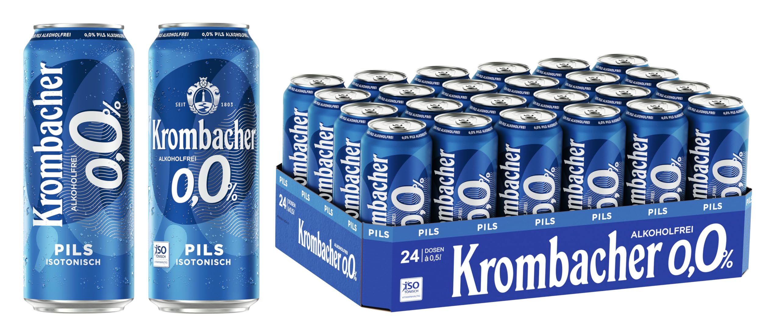 Krombacher 0,0% Pils Dose (24 x 0,5 l)