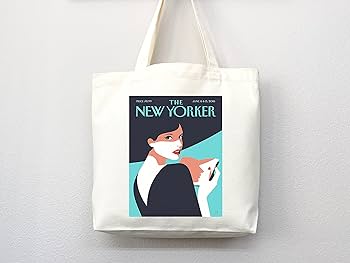 Amazon.com: New Yorker tote bag, New Yorker magazine bag