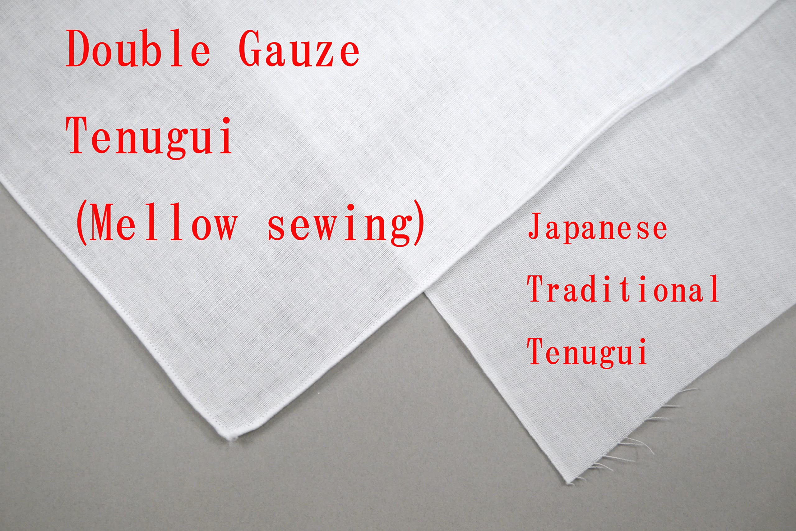 Tenugui Serviette japonaise double gaze Bleu marine