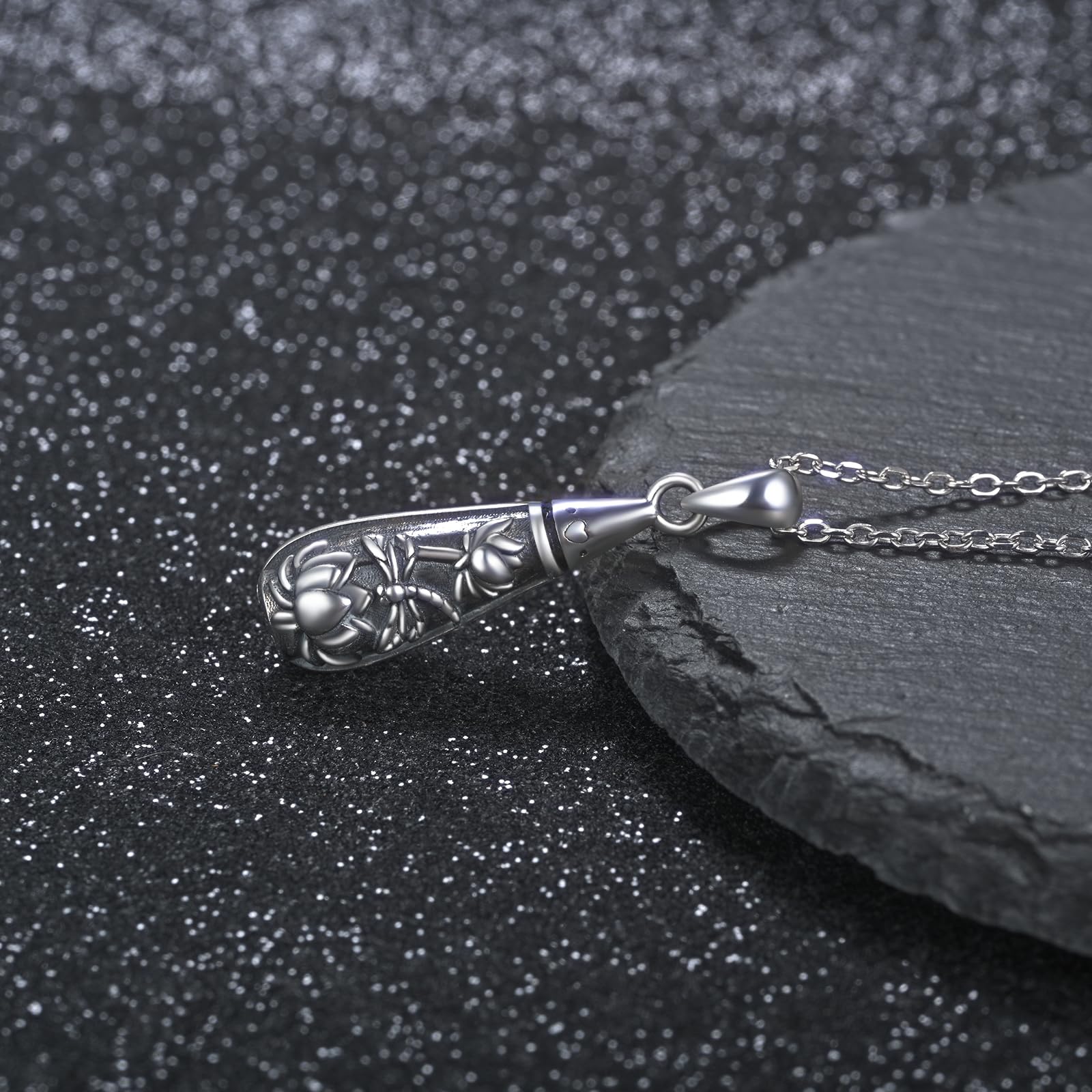 Collana con ciondolo a forma di libellula, gioiello commemorativo da