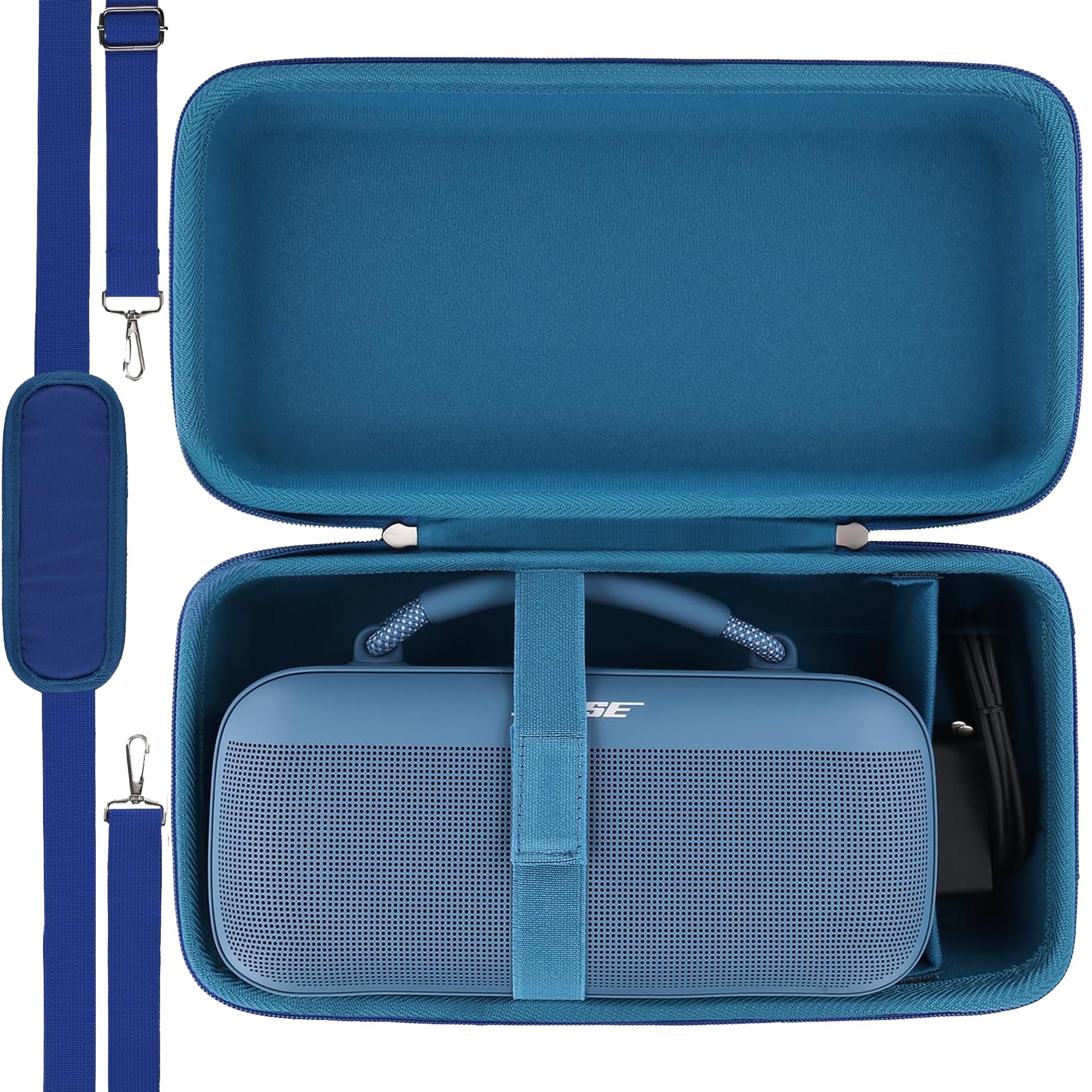 khanka Hard Case Replacement for New Bose SoundLink Max Portable Speaker,Case only(Blue)