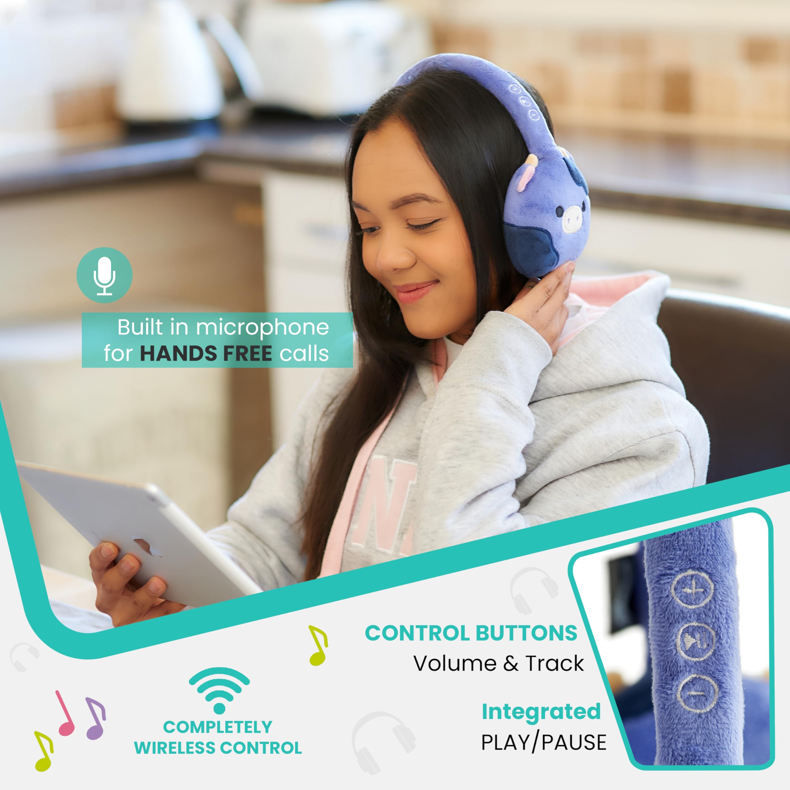 Squismallows Headset Bluetooth Squismallows plush Ingred