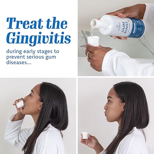 Miniatura 4 de Everest - Enjuague bucal natural para tratamiento de gingivitis, enjuague bucal bucal seco para adultos y adolescentes, enjuague bucal sin alcohol,