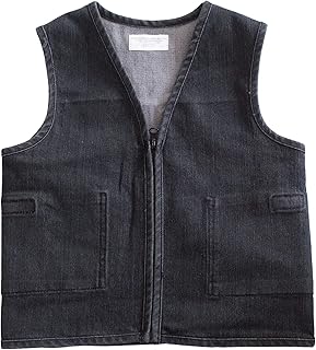 Fun and Function â€“ Stretch Denim Weighted Vest for Kids & Adults â€“ Compression Vest for Kids with Sensory Issues â€“ Sensory Vest Provides Soothing Weight and Pressure - Black Denim â€“ Medium