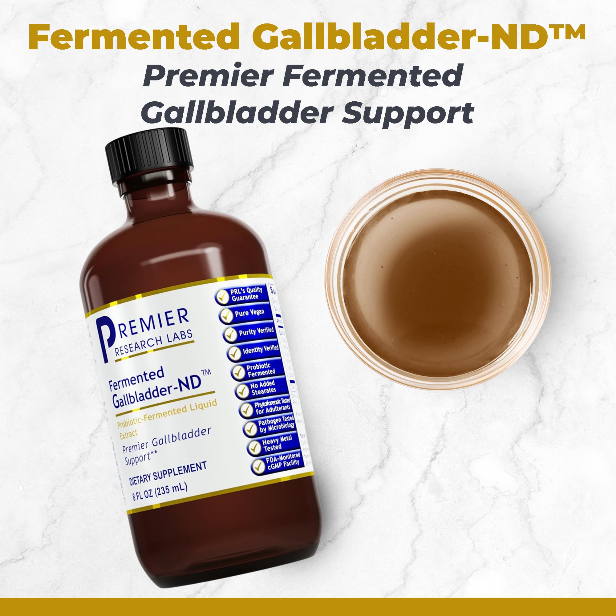 Premier Research Labs Fermented Gallbladder-ND - Turmeric - 8 Fl Oz Bottle — Amazon image 2