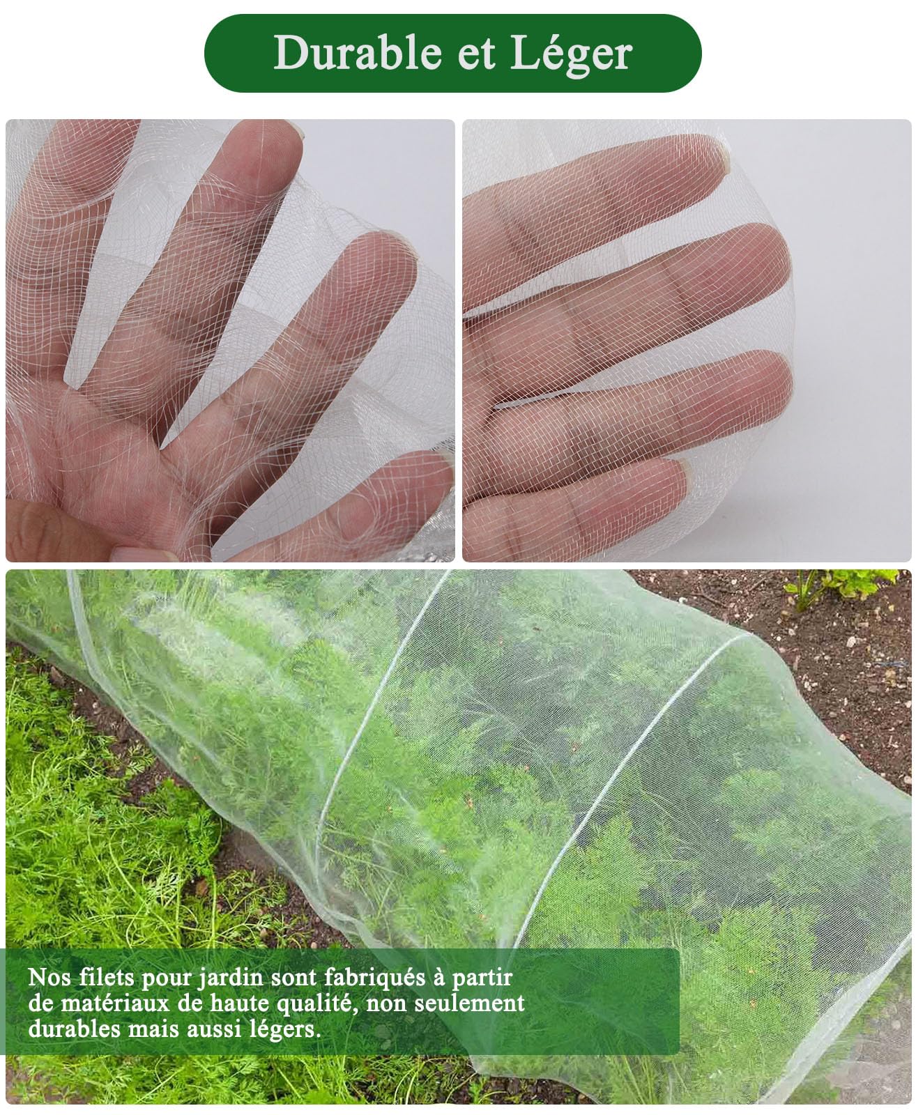 PanHuiWen Filet Anti Oiseaux Fraisier Filet Protection Plante pour Plantes Fruits et Bassin,10x10m