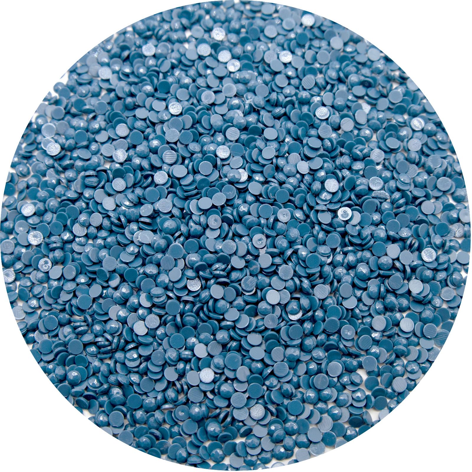 5000 Pieces Single Color Diamond Art Painting Beads,Color Code 930 Flat Bottom Round Rhinestones for Gem Painting Replacement, Round Drills for 5D Diamond Art DIY Craft