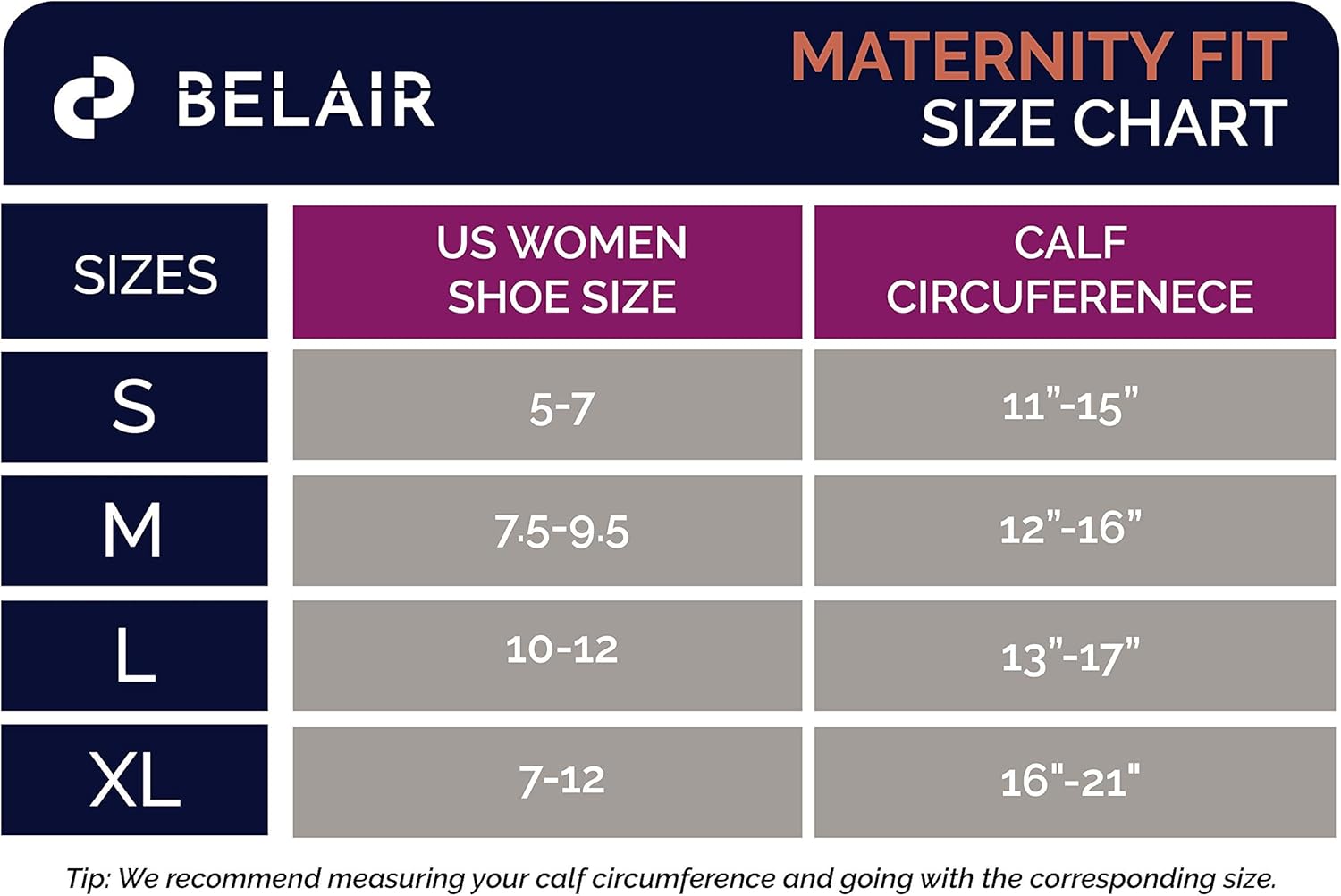 Featured Product Maternity Compression Socks | Pregnancy Sock Stocking - All Day Soft Comfort Fit