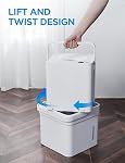 Midea Cube 20 Déshumidificateur pour sous-sol et chambres à la maison jusqu'à 1,500 Ft., Smart Control, Fonctionne avec Alexa (Blanc), tuyau d'évacuation inclus, ENERGY STAR 2025