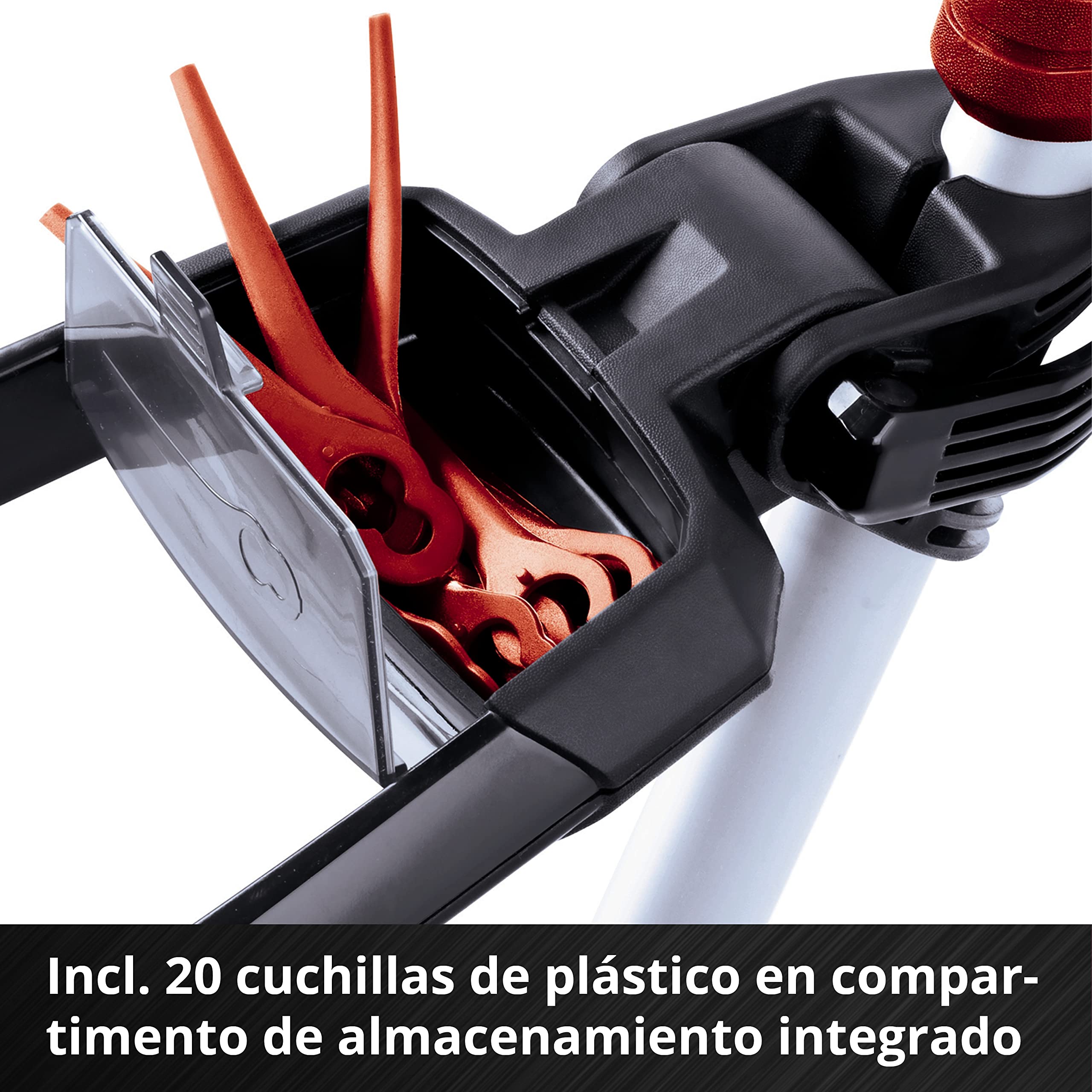Einhell 3411197 Recortabordes, 8500 RPM, batería de ión de litio, 18 V, 2 Ah