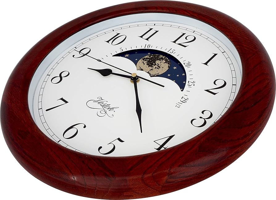  Stuart　リズム時計　ムーンフェイズ掛け時計　4FG502SD Amazon.co.jp: JUSTIME 掛け時計月 月齢時計 ムーンフェイズ