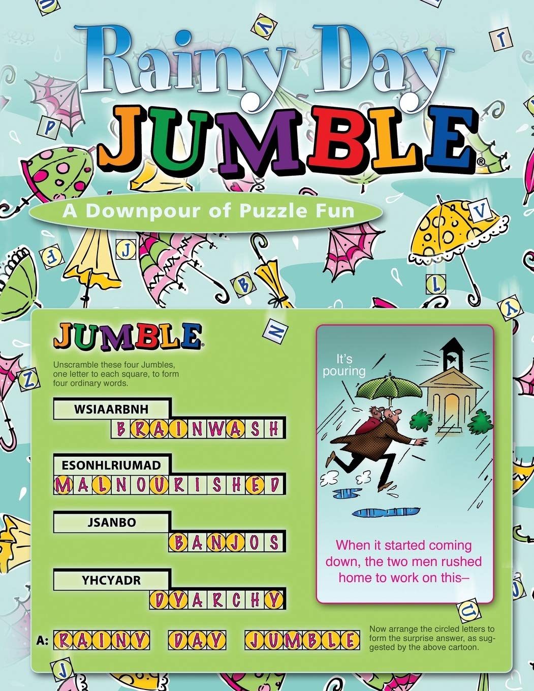 Rainy Day Jumble®: A Downpour of Puzzle Fun