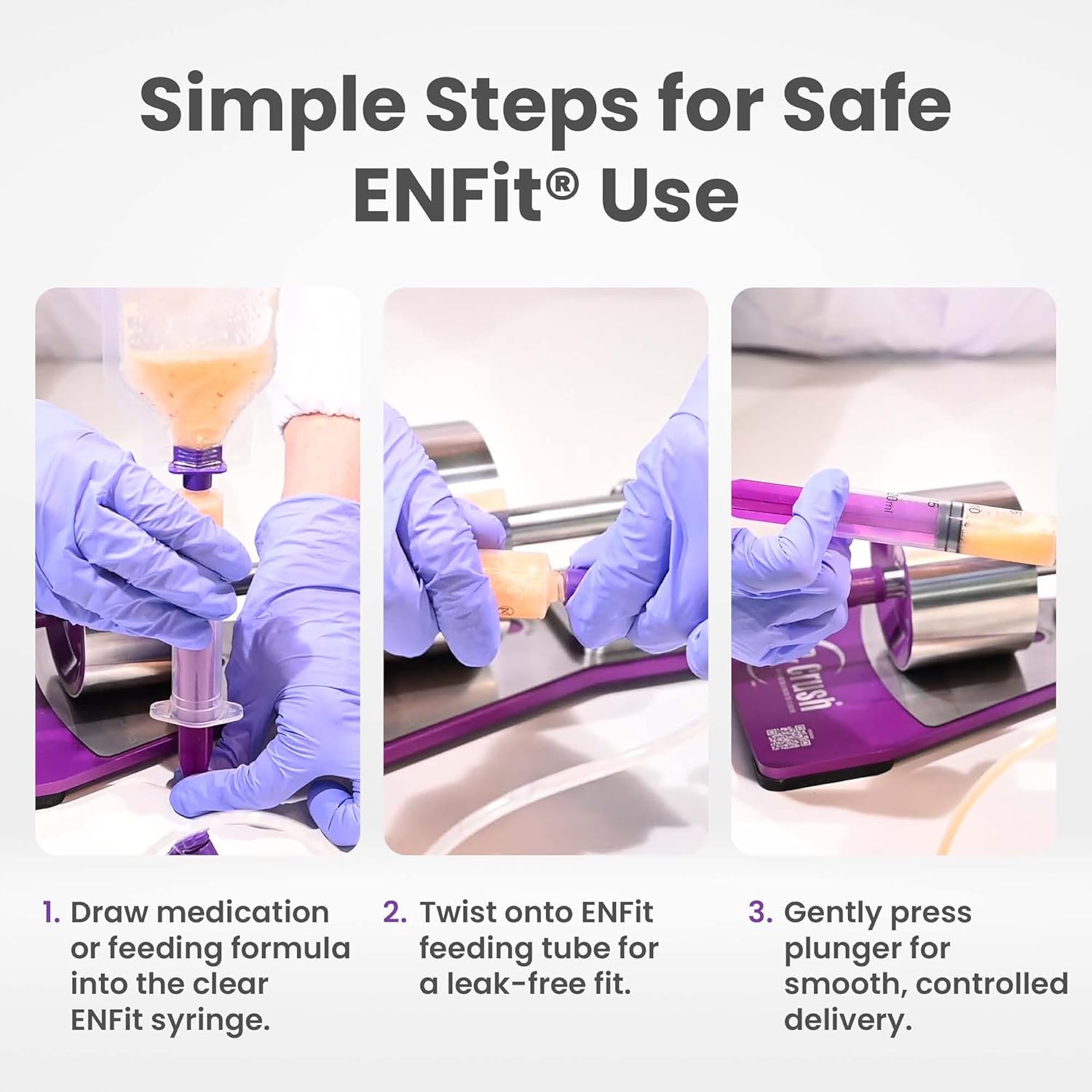 Sterile ENFit® LDT Syringe - 3ml LDT