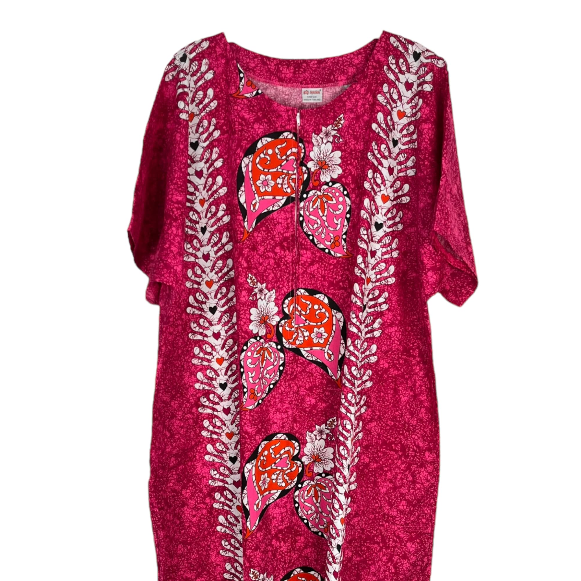 Kaftano lungo da donna, 100% cotone, estivo, stampa etnica, copertura da spiaggia, taglia unica