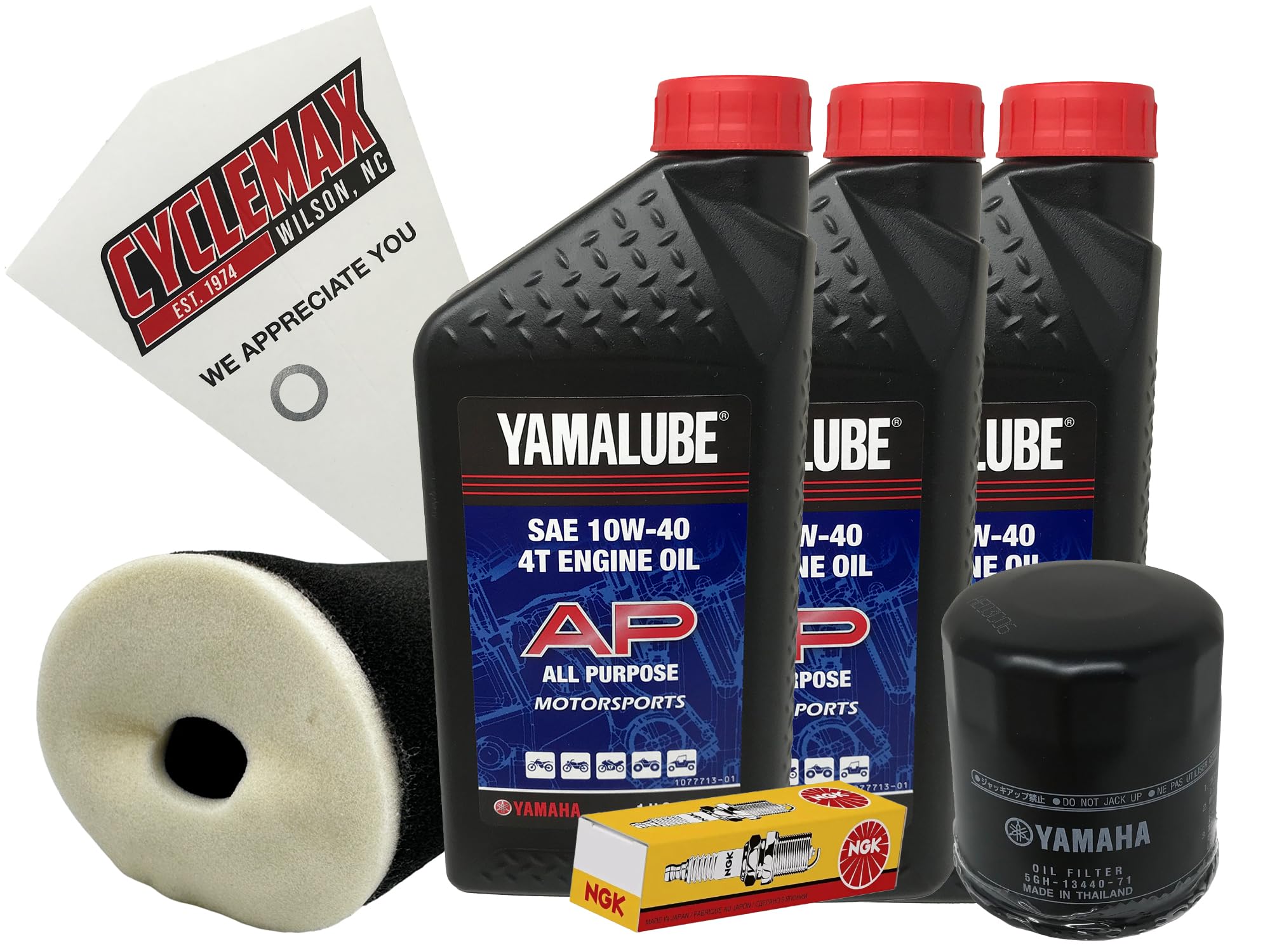 Amazon.com: Cyclemax Tune Up Kit compatible with 2002-2008 Yamaha