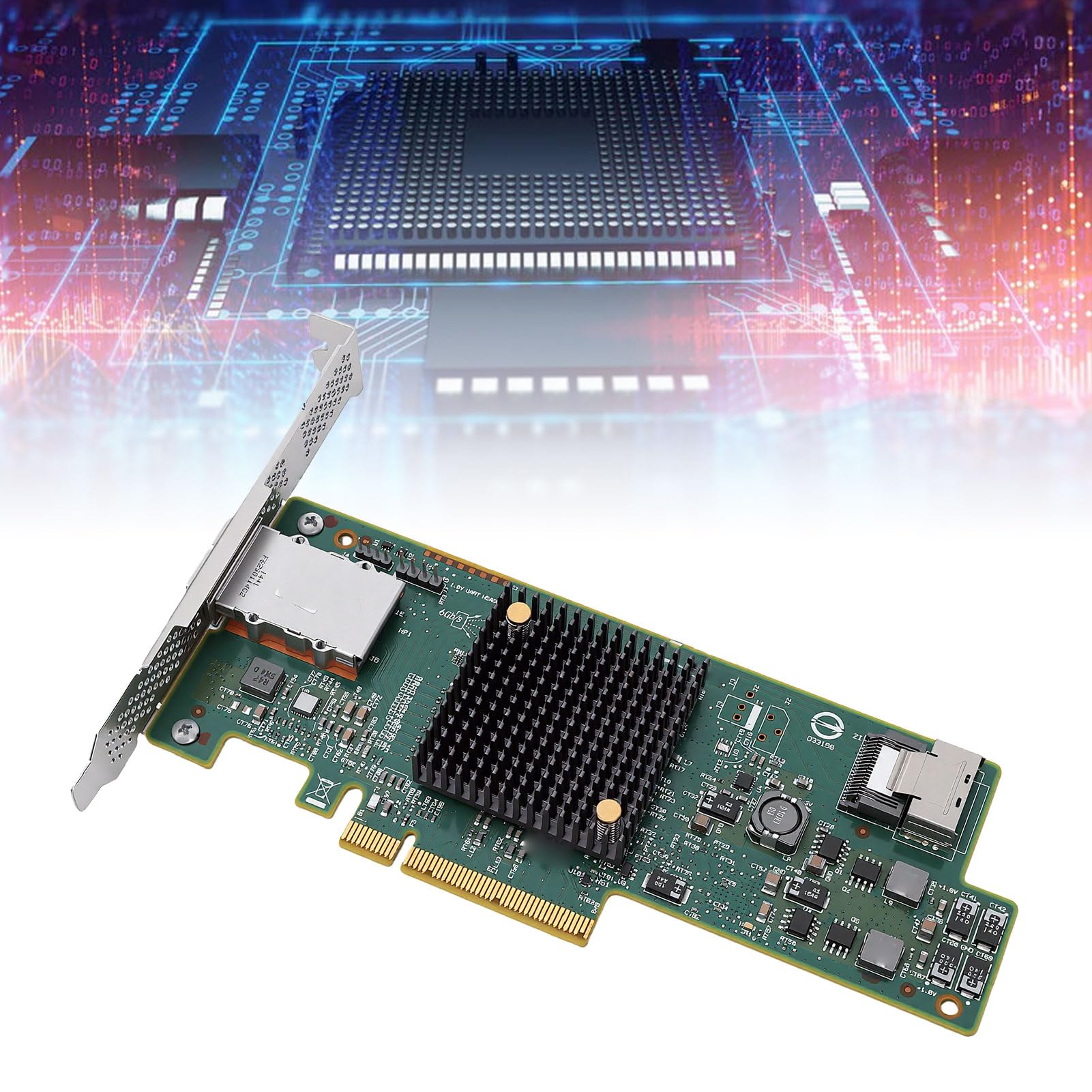 Annadue Scheda Controller HBA PCIe da 6 Gb/s, Espansione SAS SATA a 8 Porte