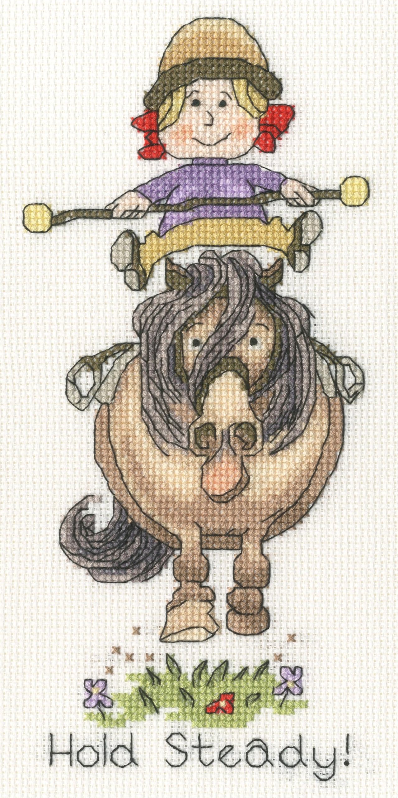 Bothy Threads Counted Cross Stitch Kit - Hold Steady!