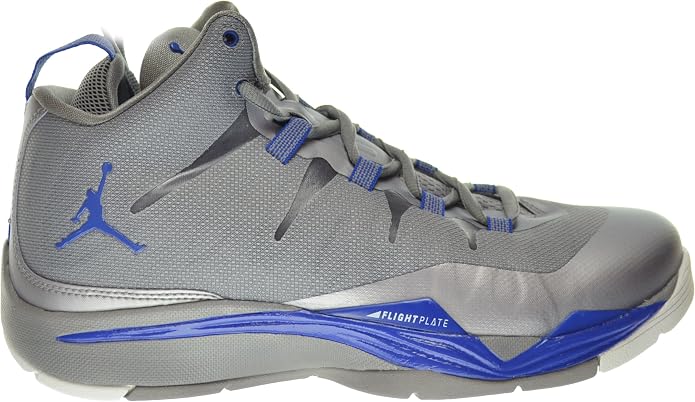 Amazon.com: Jordan Super Fly 2 Zapatillas de baloncesto para hombre gris  cemento/Universidad/blue-game azul rey, Gris, 12 D(M) US : Ropa, Zapatos y  Joyería