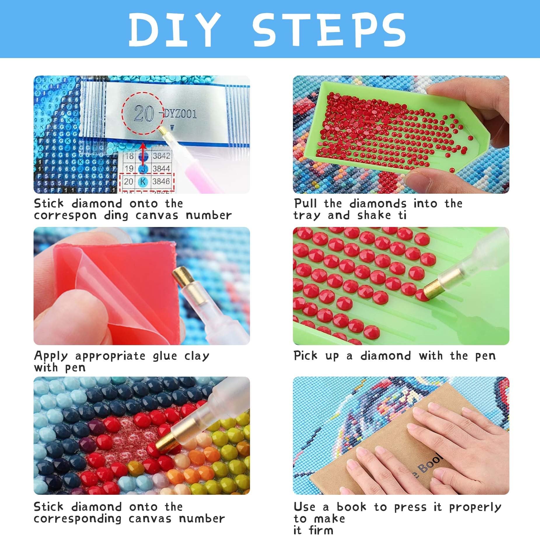 Showker 5D Diamant Painting Kit Landschaft - DIY Diamond Painting 30x40 Cm | Mit Runden Diamanten