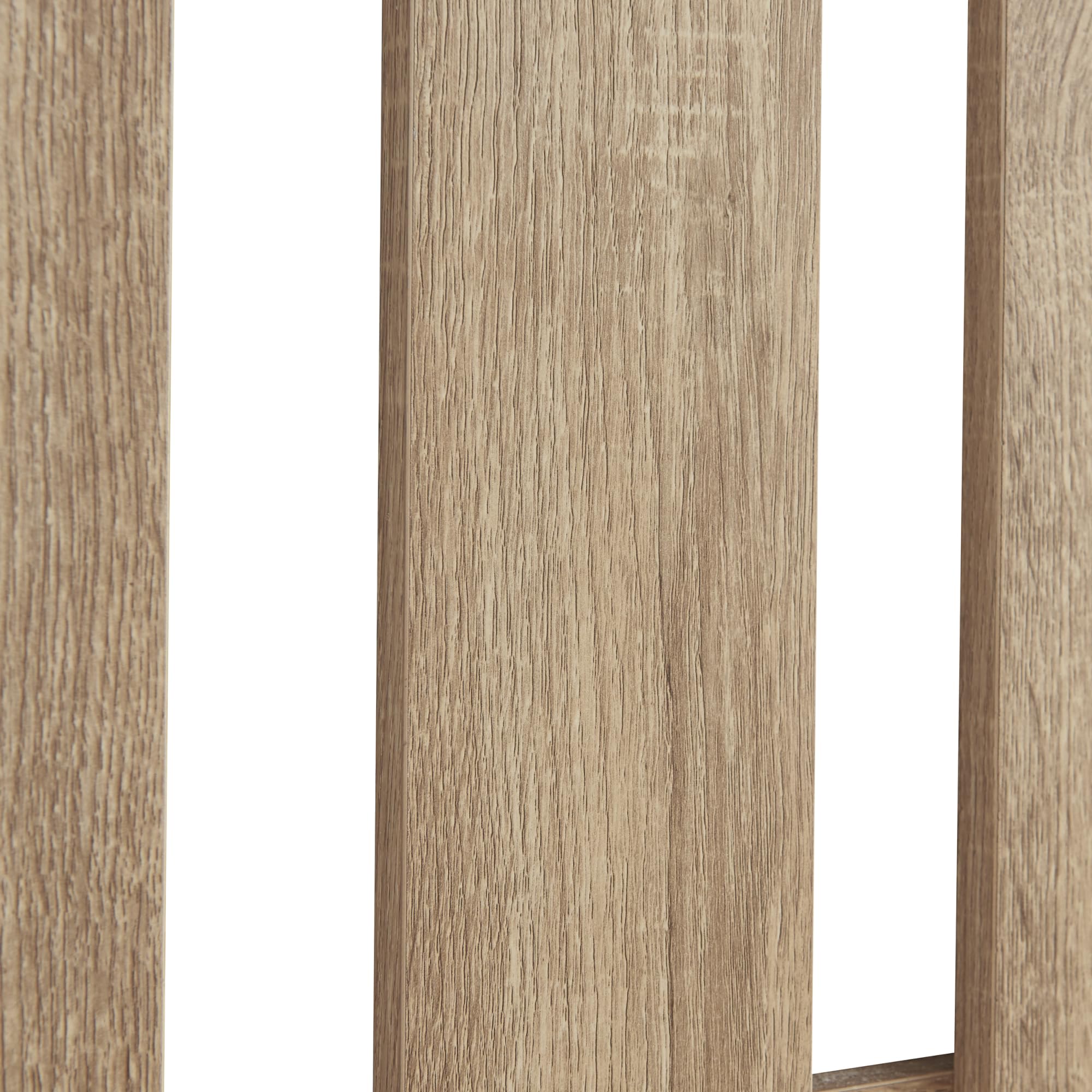 [en.casa] Appendiabiti da Muro Attaccapanni a Parete 4 Pannelli con 8 Paia di Ganci Porta Abiti Appendiabiti Moderno per Ingresso 80 x 60 cm - Effetto Rovere