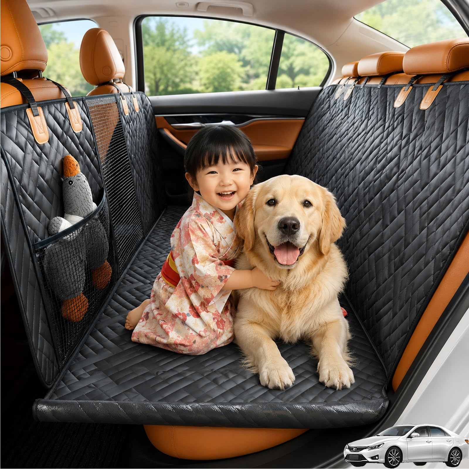 ペットドライブシート 車 犬 後部座席 8枚硬質ボード 両側ファスナー固定 新品 Amazon.co.jp: DEER-AFFLUX 犬 車用シート ペットドライブシート 後部