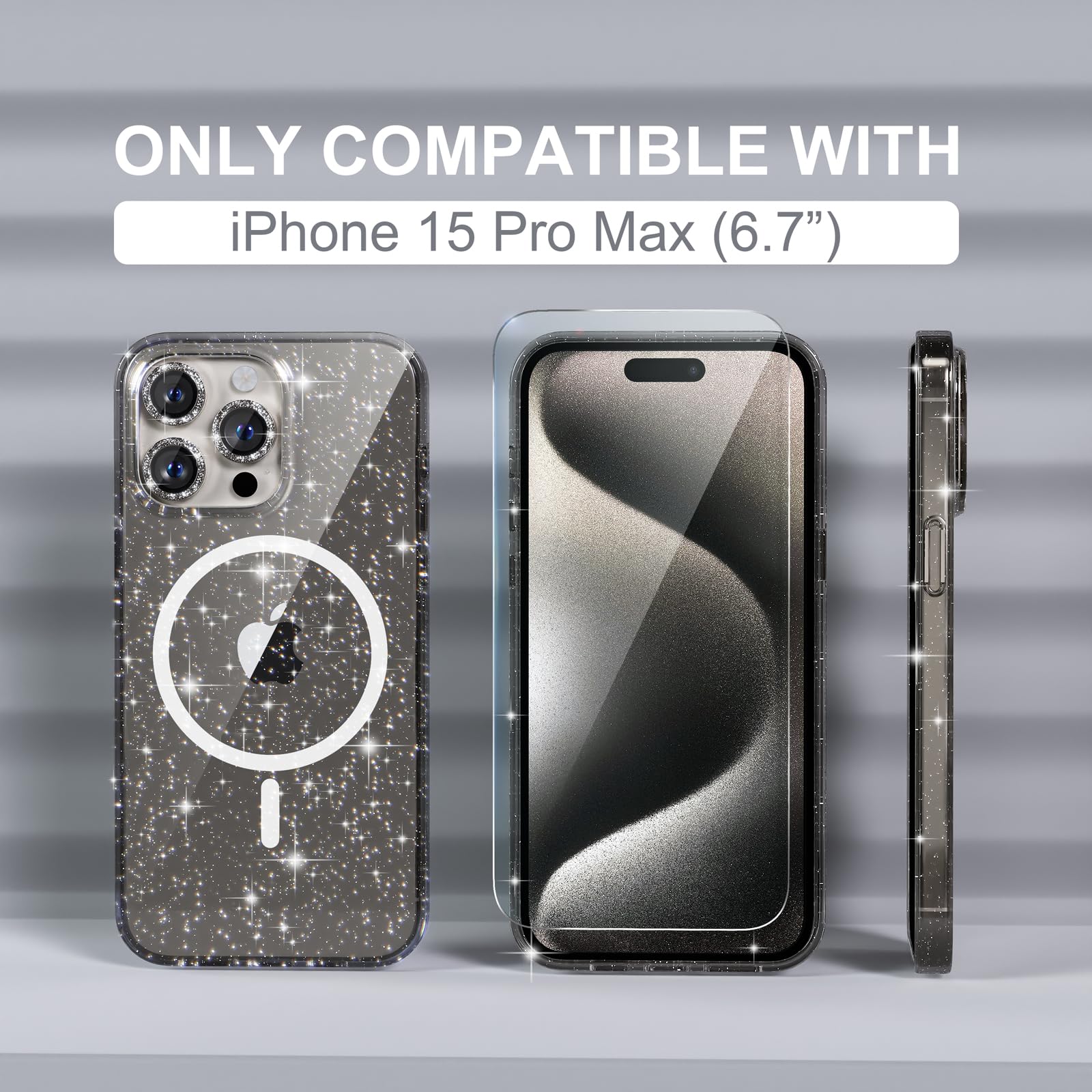 BENKS - Funda Para IPhone 15 Pro Max Compatible Con Magsafe, [ArmorTint