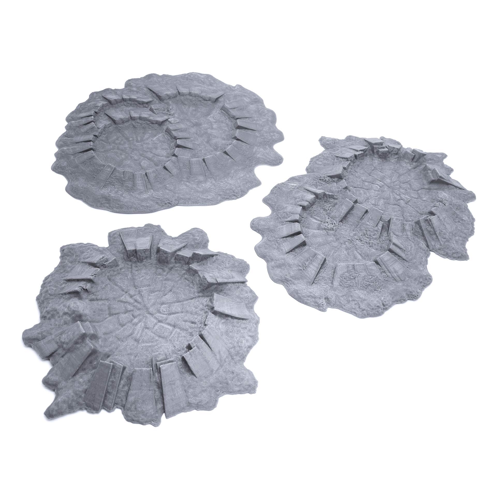 EnderToys Battlefield Craters by Terrain4Print, 3D Printed Tabletop RPG Scenery and Wargame Terrain for 28mm Miniatures