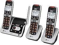 Vista 13 de AT&T BL102-2 DECT 6.0 - Juego de 2 teléfonos inalámbricos para el hogar con contestador