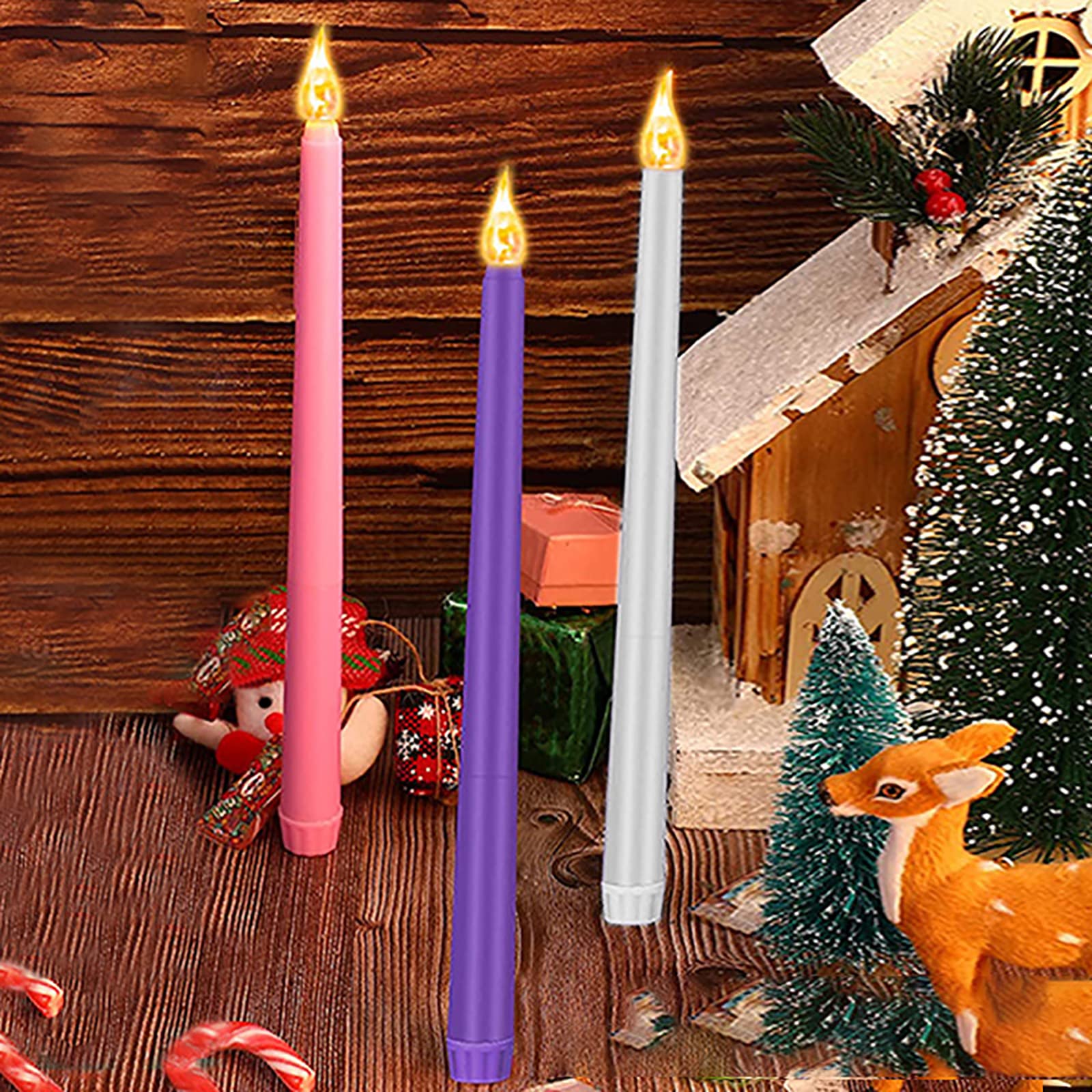 Amazon.co.jp : 4個セット LED キャンドルライト ろうそく 蝋燭灯