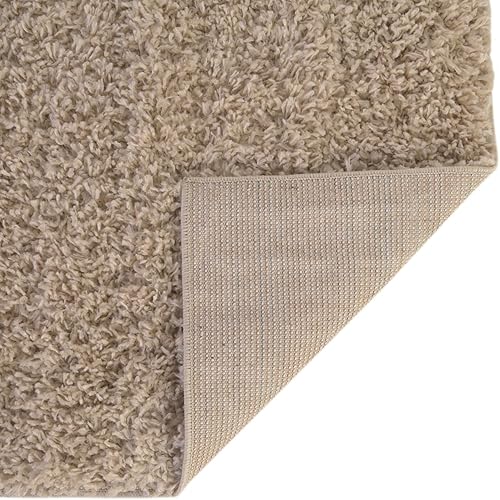 Miniatura 9 de Rugs.com Zermatt Shag Collection - Alfombra de lino de 7 x 10 pies, perfecta para dormitorios, comedores, salas de estar