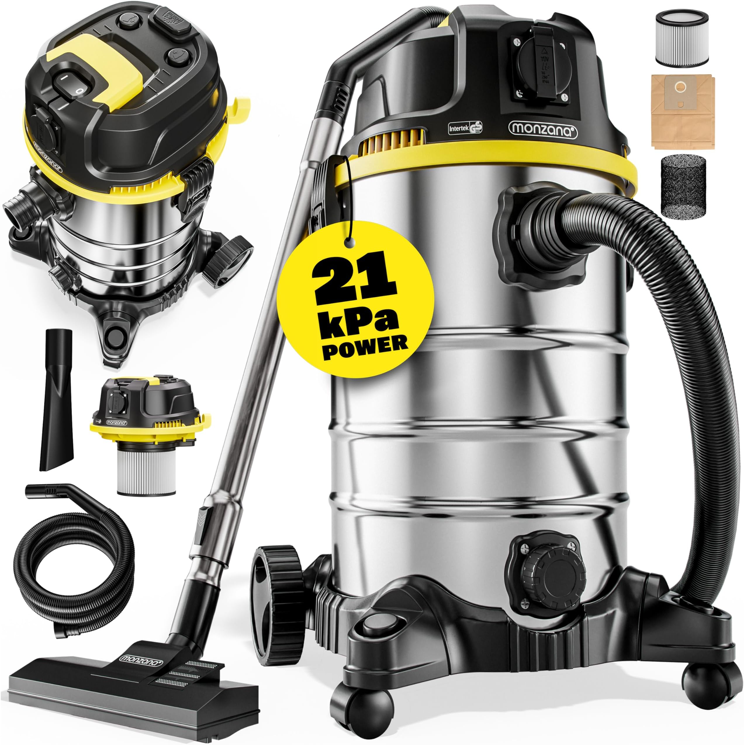 Kärcher WD 6 P S Premium Nass-/Trockensauger (1.628-361.0), 30 L, 1300W, I38340 main image 0
