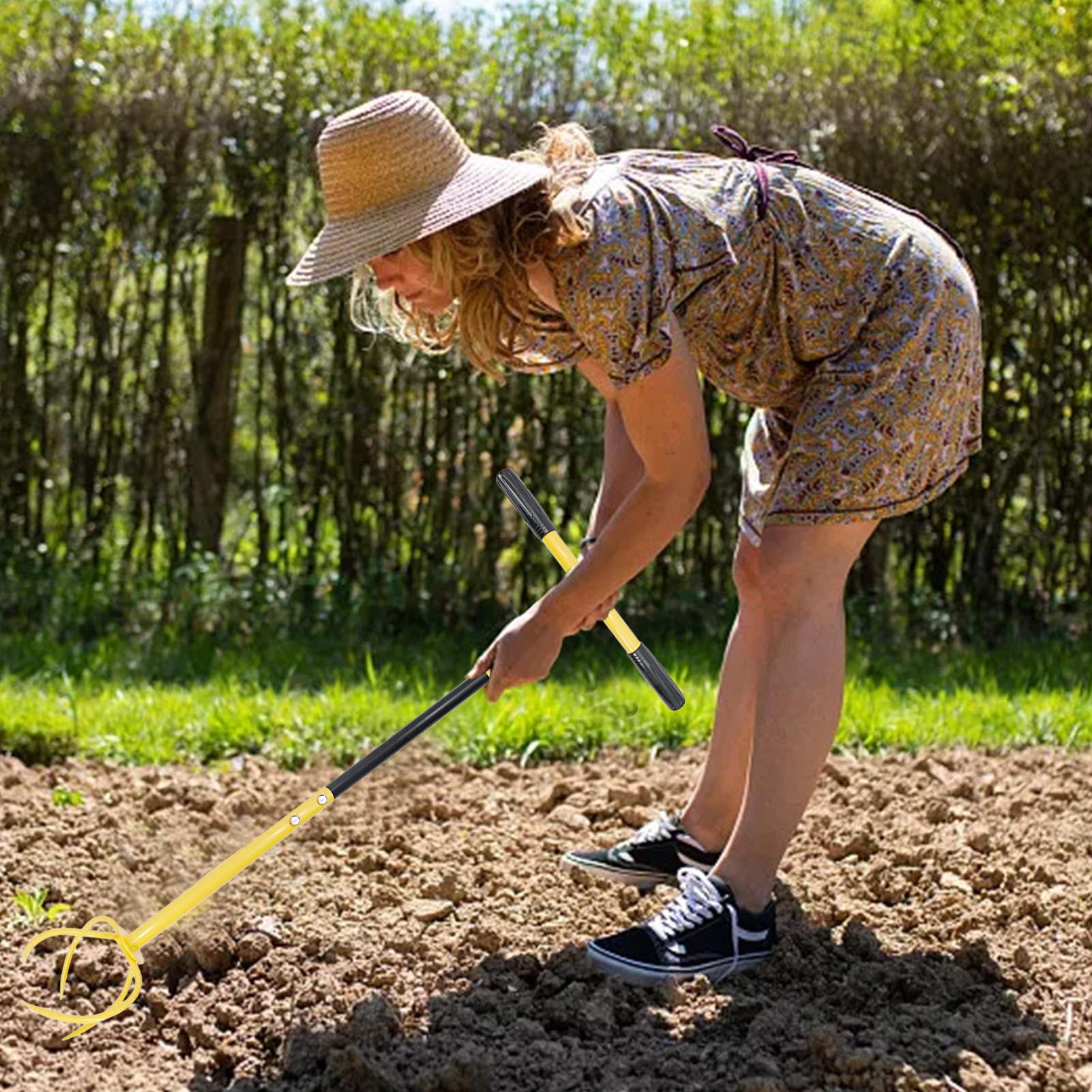Giardino Del Motoagricolo A Mano, Attrezzi A Mano Da Giardinaggio | Giardino Zappa Staccabile, Strumento Di Coltivatore Rotante Con Strumento Di Giardinaggio Coltivatore Rotante Progettato Per