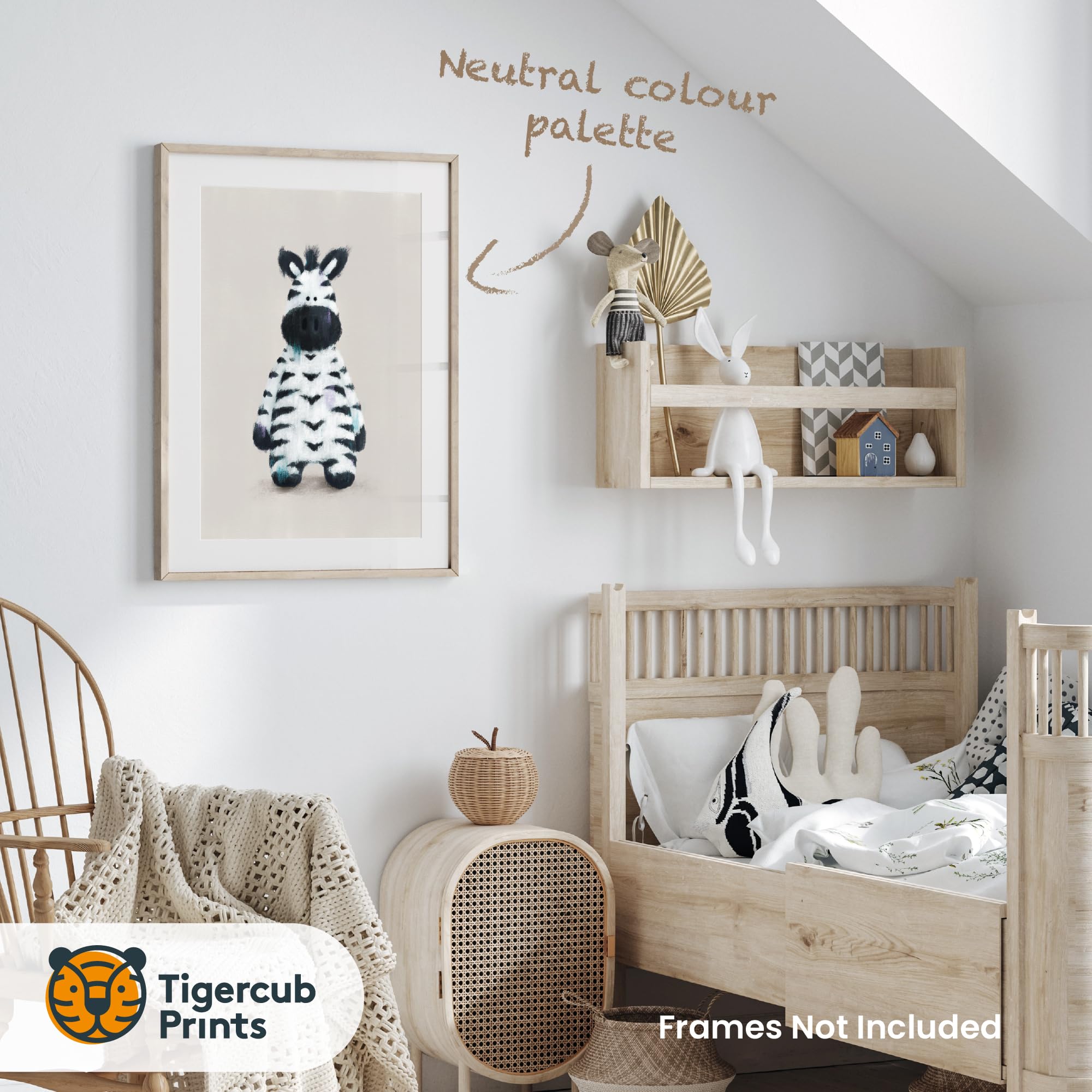 Tigercub Prints Safari Animal Nursery Prints, A3 - Set of 3 - Image 4