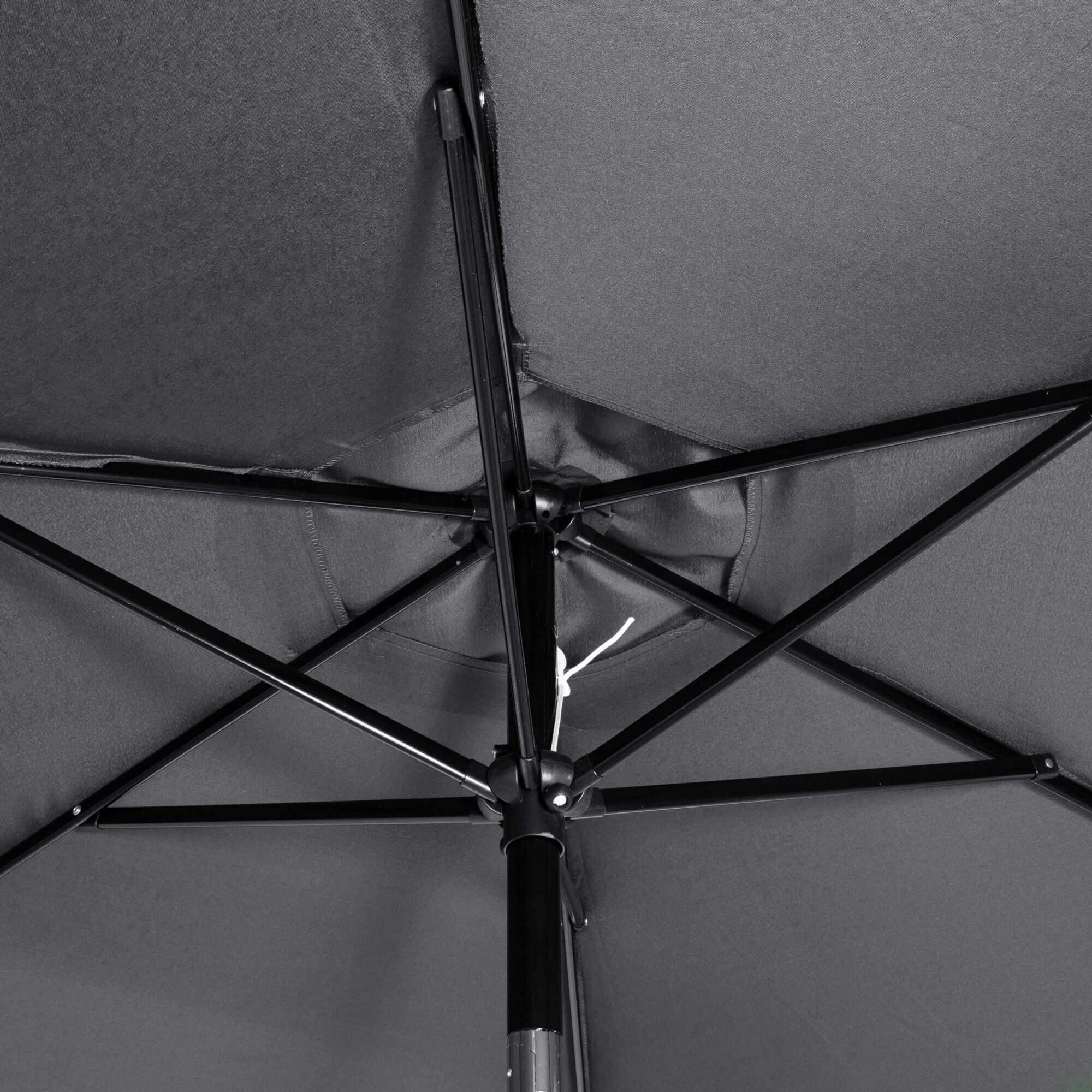 SPRINGOS Parasol przeciwsłoneczny, szary (Graphit), Groß