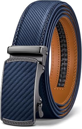 BULLIANT Men's Belt, Leather Ratchet Belt for Men Dress 1 3/8,Trim to Fit