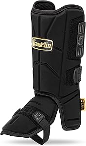 Franklin Sports Baseball + Softball Leg Guard - PRT Series Adult and Youth Shin + Foot Shield for Batting - Protective - One Size