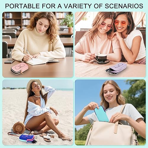 Vista 7 de KKP by MYTAGALONGS - Funda doble para lentes de sol, fundas para iPhone con 2 compartimentos
