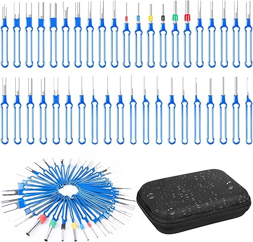 Vista 81 de Kit de herramientas de extracción de terminales, 172 piezas, herramienta de desfilado, conector eléctrico, kit de herramientas de extracción