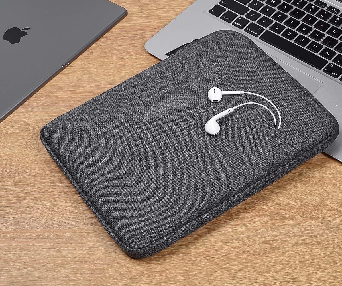 10 Inch Waterproof Tablet Sleeve Case for Lenovo Tab P11 10, Smart Tab M10 P10 10.1 inch/Samsung Galaxy Tab A8 10.1 10.5/Surface Go 10, 9-10.5 Inch Android Tablet Protective Sleeve Bag, Space Grey 9-11 Inch Space Grey