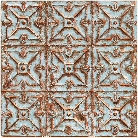 Amazon 壁紙 タイル柄 輸入壁紙 インポート壁紙 クロス フリース製 不織布 Csz Designid アンティークティン ビンテージブルー Nf2312 壁紙 Amazon 壁紙 タイル柄 輸入壁紙 インポート壁紙 クロス フリース製 不織布 Csz Designid アンティークティン ビンテージブルー Nf2312 壁紙