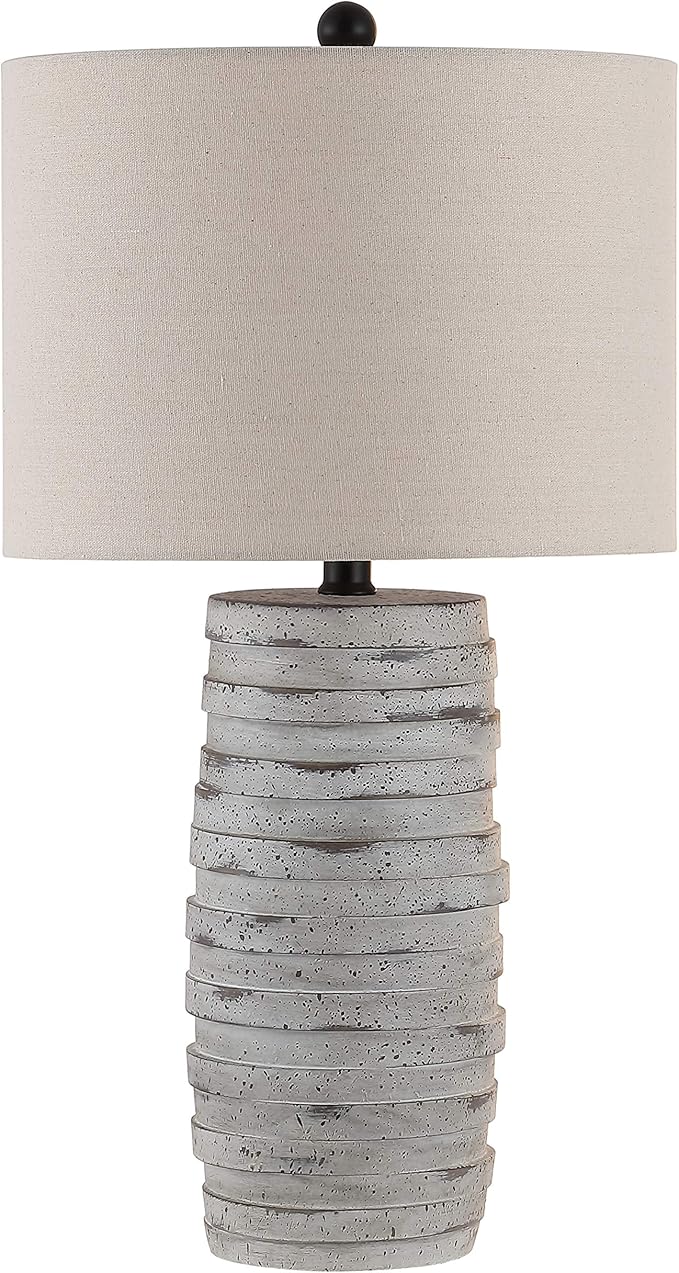 Lámpara de Mesa Safavieh Alron 67 cm Gris Antiguo con Pantalla miniatura 4