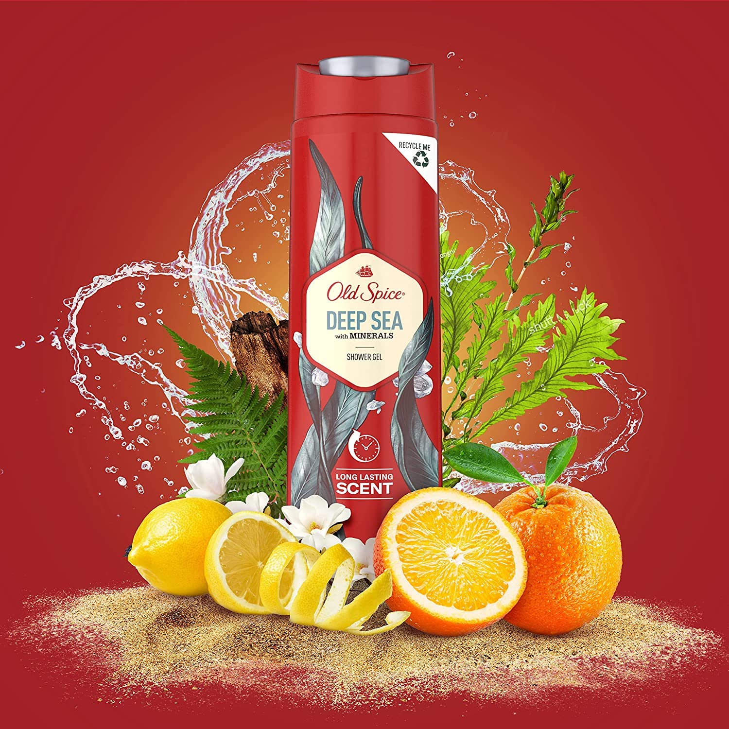 Buy Old Spice Deep Sea with Minerals shower gel Long Lasting Scent