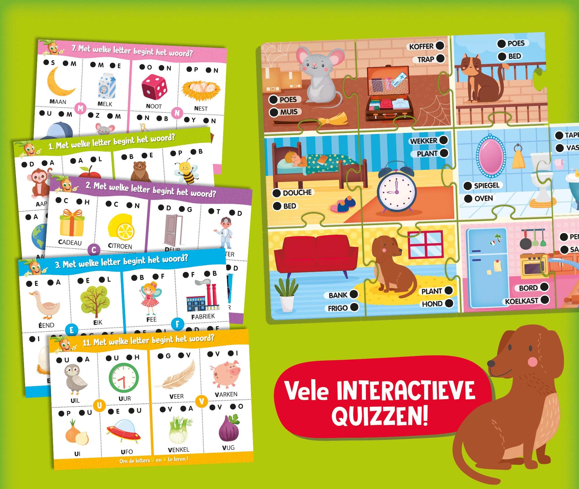 Jeu éducatif Alphabet Carotina - Ardoise Effaçable, Fiches, Pour Enfants 3-6 Ans, Pré-écriture