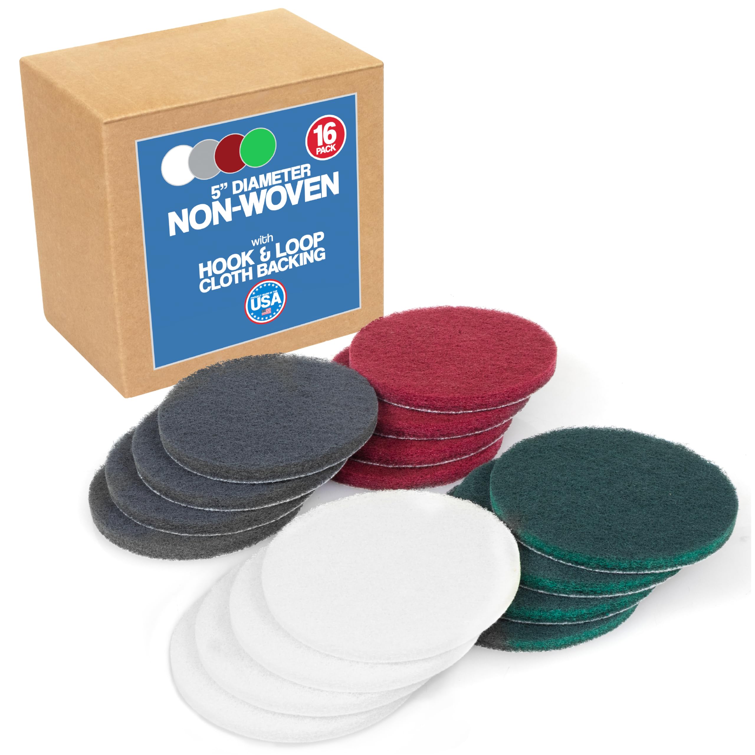 5" Abrasive Pads - Paint Removal & Sanding -10 5" Abrasive Pads - Paint Removal & Sanding -10