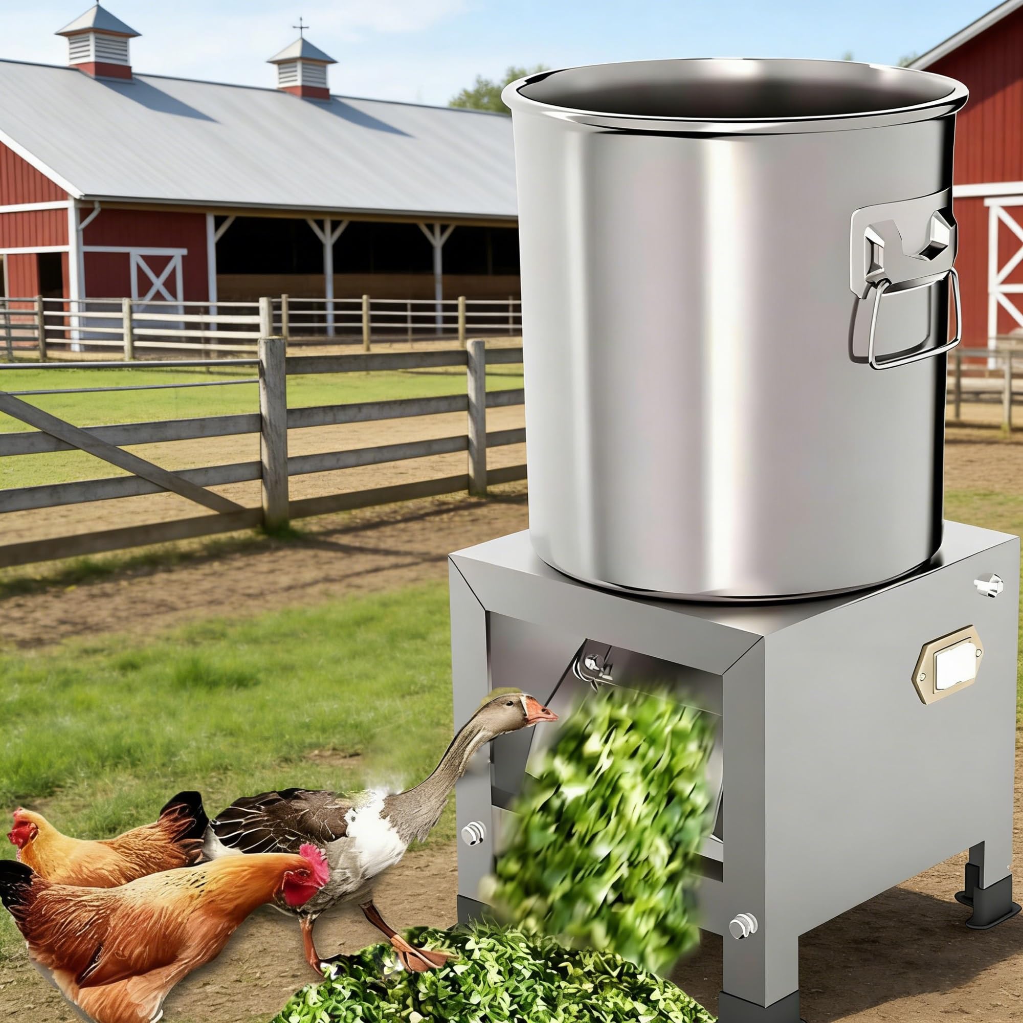Râpe à légumes professionnelle de 50 à 120 Kg/H en acier inoxydable 1800W
