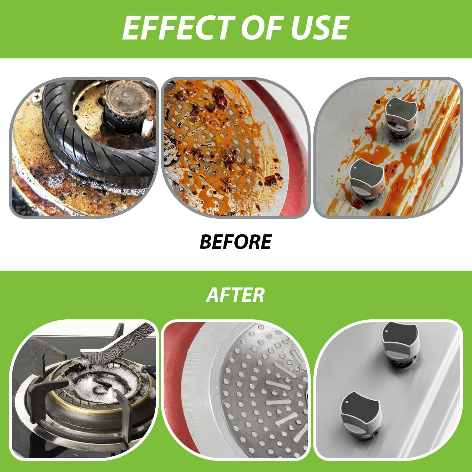 5-teiliges Spaltreinigungs-Set - Bürsten Für Fugen & Ecken