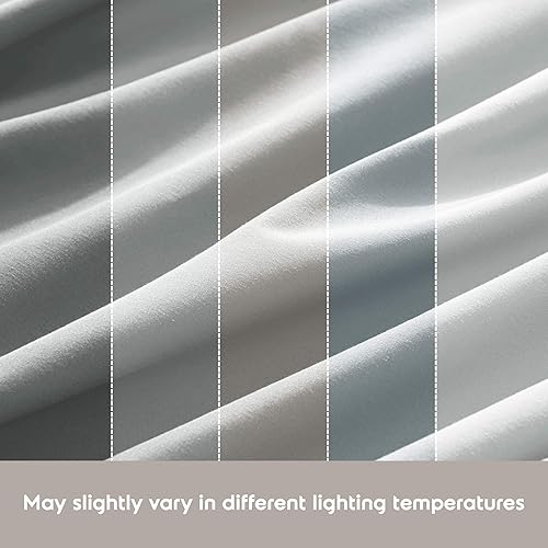 Miniatura 9 de Nestl - Juego de sábanas con bolsillo extraprofundo y de microfibra suave, 6 piezas, sábanas y fundas de almohada resistentes a la decoloración,