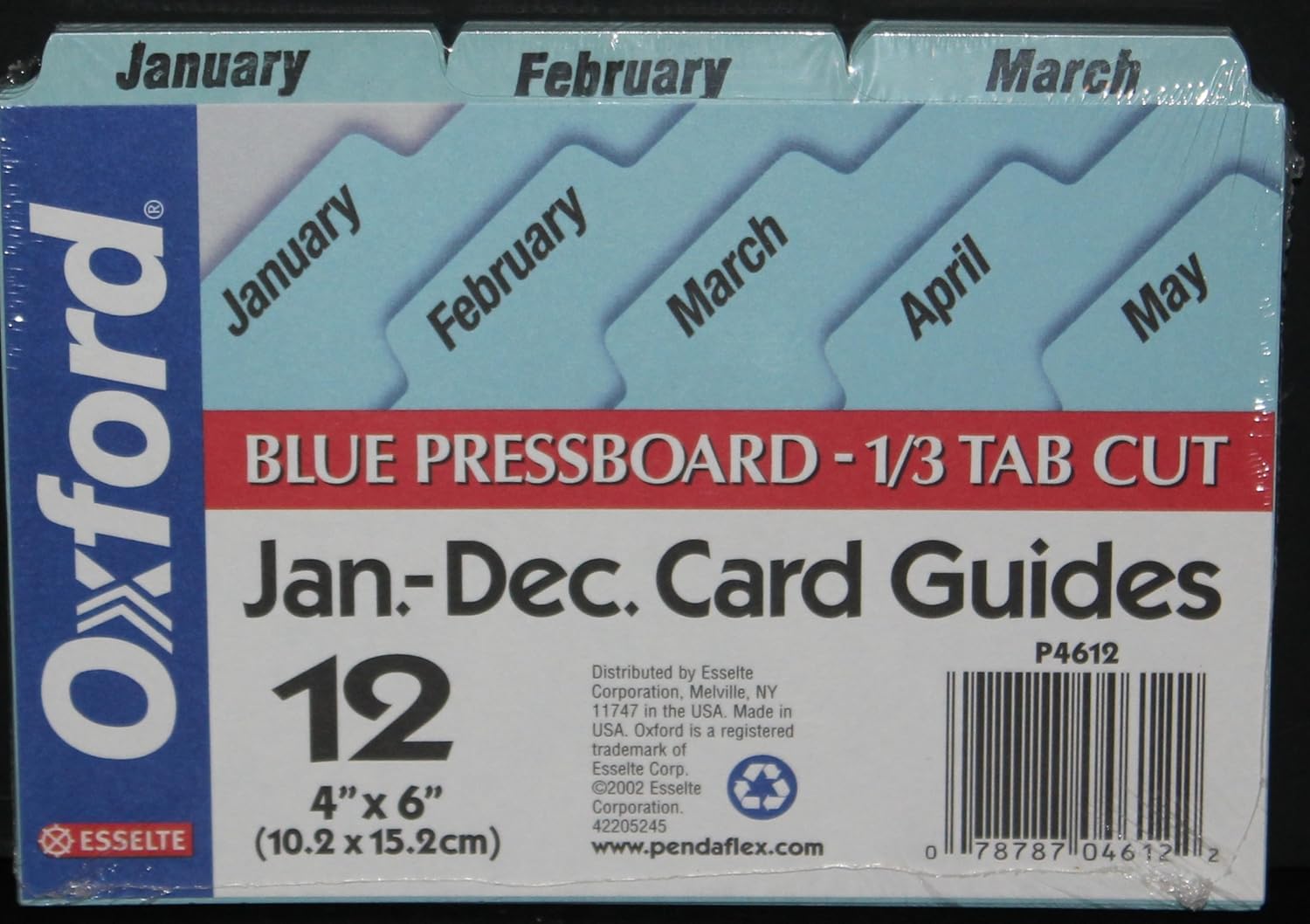 Card Guides, Jandec Index, 4" X 6" Office Products